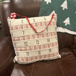 Christmas Advent Calendar Pillow